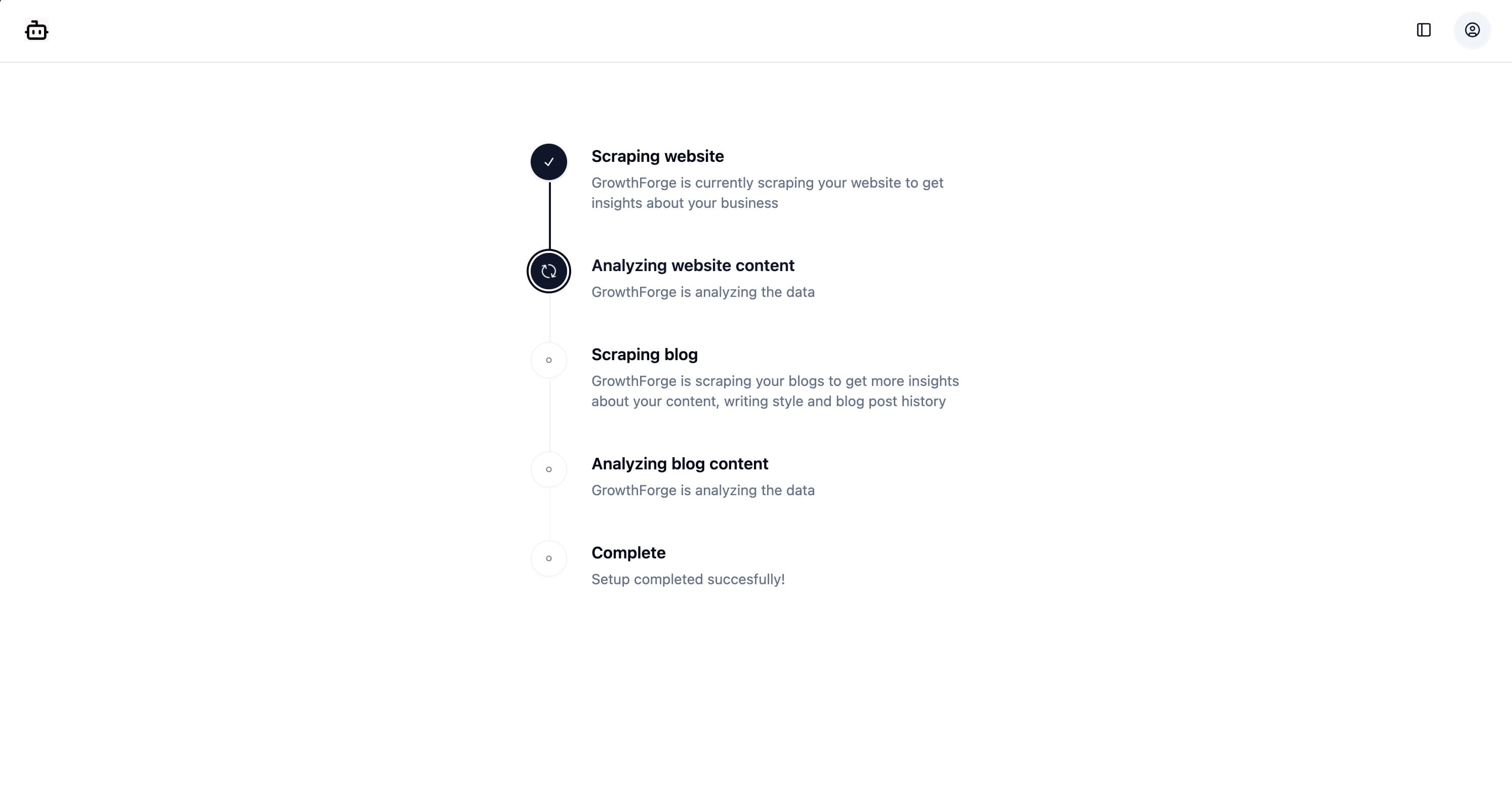 Growthforge scrape page